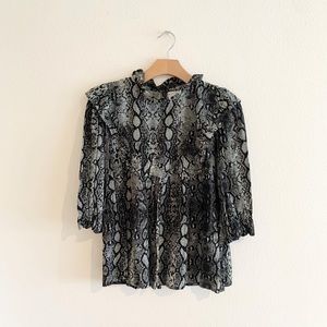 Acacia Sage Python Liblon Top